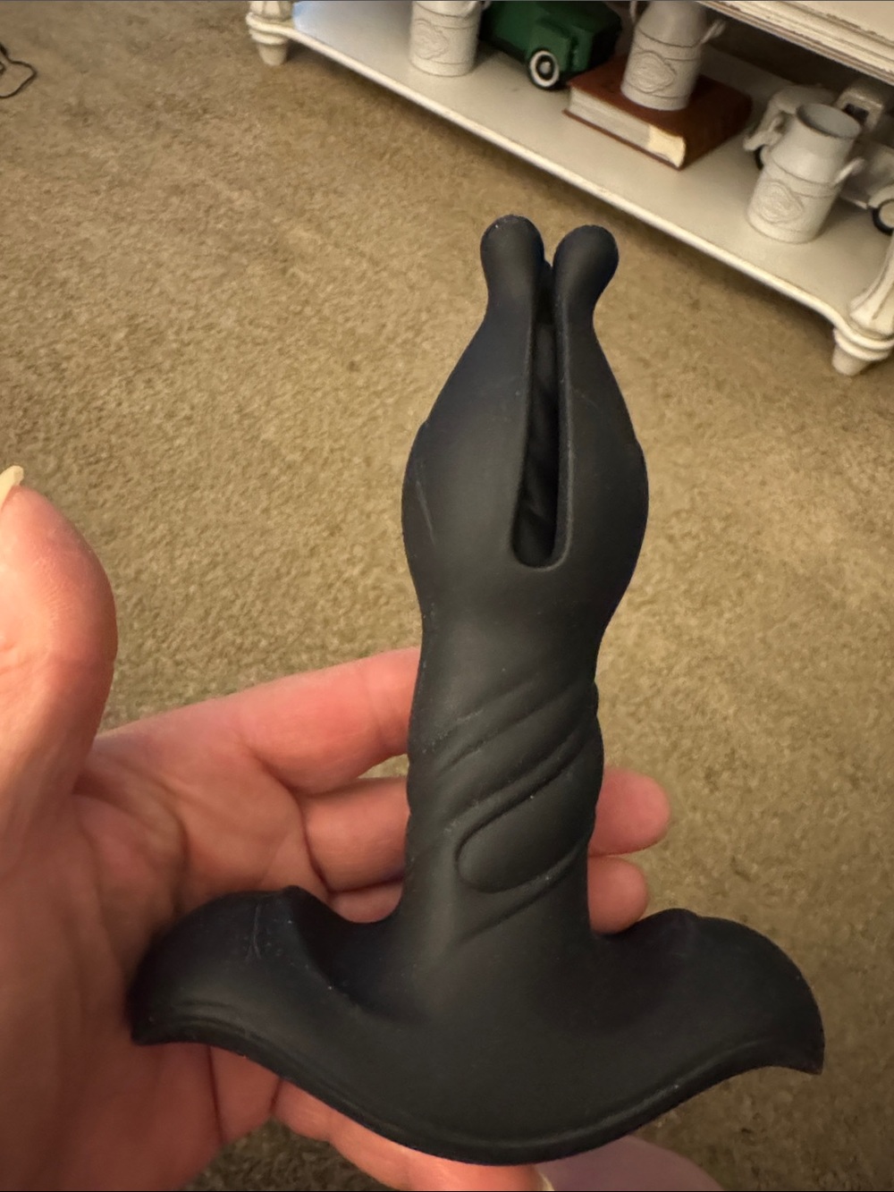 Black silicone Massager Only Opened For Pictures and Video